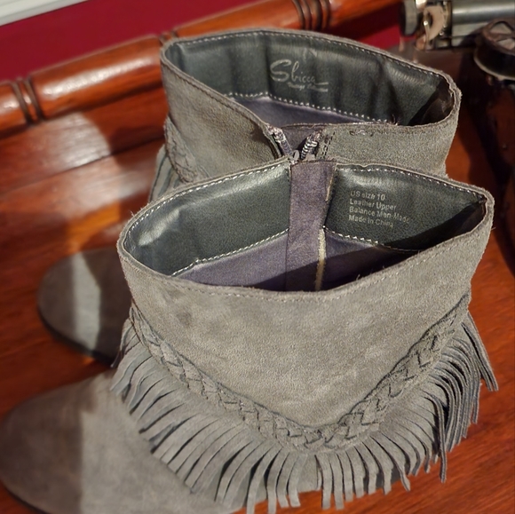 Sbicca Vintage Collection Leather Booties size 10 - Picture 6 of 6